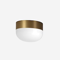 Stropní a nástěnné svítidlo PRIMA 9,6W LED 3000K sklo mosaz opál BS14.K1.P14.74 - LUCIS Obrázek pro produkt Stropní a nástěnné svítidlo PRIMA 9,6W LED 3000K sklo mosaz opál BS14.K1.P14.74 - LUCIS