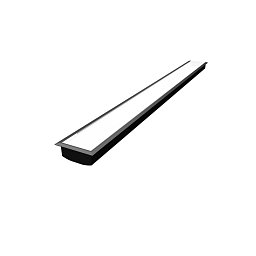 GRAZIA 60 profil zápustný 1,5 m černá - BIG WHITE (SLV) Obrázek pro produkt GRAZIA 60 profil zápustný 1,5 m černá - BIG WHITE (SLV)