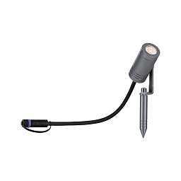 Plug & Shine bodové svítidlo Radix IP65 6W 3.000K - PAULMANN Obrázek pro produkt Plug & Shine bodové svítidlo Radix IP65 6W 3.000K - PAULMANN