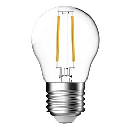 LED žárovka kapka G45 E27 250lm C čirá - NORDLUX Obrázek pro produkt LED žárovka kapka G45 E27 250lm C čirá - NORDLUX