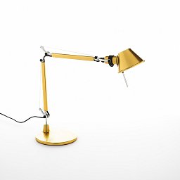 Tolomeo Micro zlatá - tělo lampy + základna - ARTEMIDE Obrázek pro produkt Tolomeo Micro zlatá - tělo lampy + základna - ARTEMIDE
