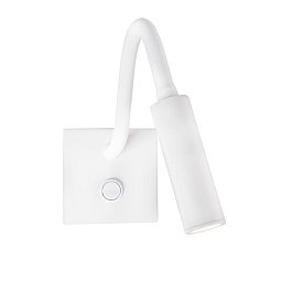 Bodové svítidlo MADISON nikl satén hliník LED 3W 3200K vypínač na těle nastavitelné - NOVA LUCE Obrázek pro produkt Bodové svítidlo MADISON nikl satén hliník LED 3W 3200K vypínač na těle nastavitelné - NOVA LUCE
