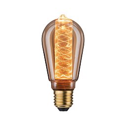 Inner Glow Edition LED žárovka s vnitřní spirálou E27 230V 3,6W 1800K zlatá - PAULMANN Obrázek pro produkt Inner Glow Edition LED žárovka s vnitřní spirálou E27 230V 3,6W 1800K zlatá - PAULMANN