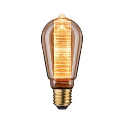 Inner Glow Edition LED žárovka s vnitřním kroužkem E27 230V 3,6W 1800K zlatá - PAULMANN Obrázek pro produkt Inner Glow Edition LED žárovka s vnitřním kroužkem E27 230V 3,6W 1800K zlatá - PAULMANN
