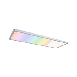 LED Panel Atria Shine hranaté 580x200mm RGBW matný chrom - PAULMANN Obrázek pro produkt LED Panel Atria Shine hranaté 580x200mm RGBW matný chrom - PAULMANN