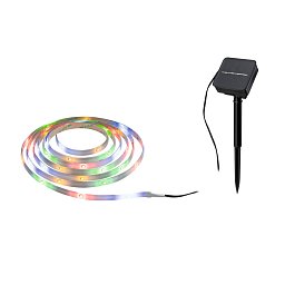 LED pásek solární 3m soumrakový senzor a nabíjecí baterie 3m IP44 0,3W 16LEDs/m RGB - PAULMANN Obrázek pro produkt LED pásek solární 3m soumrakový senzor a nabíjecí baterie 3m IP44 0,3W 16LEDs/m RGB - PAULMANN