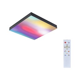 LED Panel Velora Rainbow dynamicRGBW hranaté 295x295mm RGBW černá - PAULMANN Obrázek pro produkt LED Panel Velora Rainbow dynamicRGBW hranaté 295x295mm RGBW černá - PAULMANN