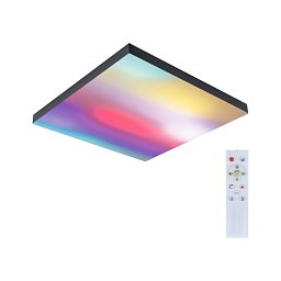 LED Panel Velora Rainbow dynamicRGBW hranaté 450x450mm RGBW černá - PAULMANN Obrázek pro produkt LED Panel Velora Rainbow dynamicRGBW hranaté 450x450mm RGBW černá - PAULMANN