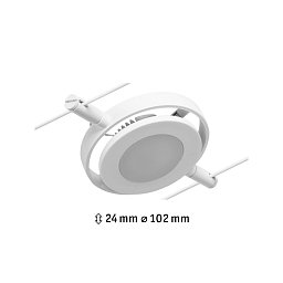 LED lankový systém RoaMac spot 4,5W 3000K 12V bílá mat/chrom - PAULMANN Obrázek pro produkt LED lankový systém RoaMac spot 4,5W 3000K 12V bílá mat/chrom - PAULMANN