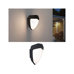 LED venkovní nástěnné svítidlo Smart Home Zigbee Ikosea soumrakový senzor a pohybové čidlo CCT IP44 50x203mm 3000K 4,4W 230V antracit umělá hmota - PAULMANN Obrázek pro produkt LED venkovní nástěnné svítidlo Smart Home Zigbee Ikosea soumrakový senzor a pohybové čidlo CCT IP44 50x203mm 3000K 4,4W 230V antracit umělá hmota - PAULMANN