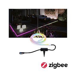 Plug & Shine LED pásek Smart Home Zigbee Smooth IP67 RGBW 11W bílá - PAULMANN Obrázek pro produkt Plug & Shine LED pásek Smart Home Zigbee Smooth IP67 RGBW 11W bílá - PAULMANN