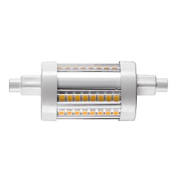 QT DE12 R7S 78 mm LED světelný zdroj transparentní 9 W 3000 K CRI 90 330° - BIG WHITE (SLV) Obrázek pro produkt QT DE12 R7S 78 mm LED světelný zdroj transparentní 9 W 3000 K CRI 90 330° - BIG WHITE (SLV)