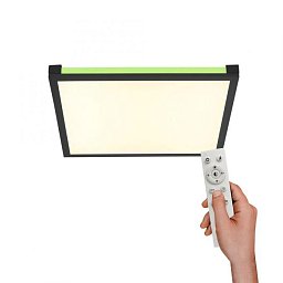 MARIO LED stropní svítidlo, černá, stmívatelné, dálkový ovladač, paměť 2700-5000K - LEUCHTEN DIREKT / JUST LIGHT Obrázek pro produkt MARIO LED stropní svítidlo, černá, stmívatelné, dálkový ovladač, paměť 2700-5000K - LEUCHTEN DIREKT / JUST LIGHT