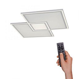 Svítido stropní EDGING LED bílé, dálkový ovladač, stmívatelné, CCT, IP20 2700-5000K - LEUCHTEN DIREKT / JUST LIGHT Obrázek pro produkt Svítido stropní EDGING LED bílé, dálkový ovladač, stmívatelné, CCT, IP20 2700-5000K - LEUCHTEN DIREKT / JUST LIGHT