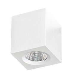 Obrázek pro produkt LED Stropní bodové přisazené svítidlo Azzardo Nano Square white AZ2786 5W 420lm 3000K IP20 5,6cm hranaté bílé - AZZARDO