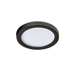 Obrázek pro produkt LED Stropní zápustné bodové svítidlo Azzardo Slim 9 Round 4000K IP44 black AZ2835 6W 500lm 4000K IP44 9cm kulaté černé - AZZARDO