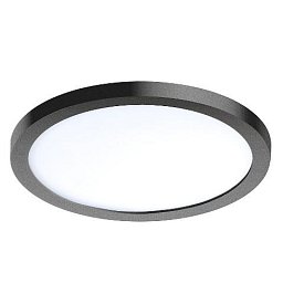 Obrázek pro produkt LED Stropní zápustné bodové svítidlo Azzardo Slim 15 Round 4000K IP44 black AZ2843 12W 1000lm 4000K IP44 14,5cm kulaté černé - AZZARDO