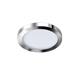 Obrázek pro produkt LED Stropní zápustné bodové svítidlo Azzardo Slim 9 Round 3000K IP44 chrome AZ2861 6W 500lm 3000K IP44 9cm kulaté chromové - AZZARDO