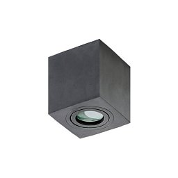 Obrázek pro produkt Stropní bodové přisazené svítidlo Azzardo Brant Square IP44 black AZ2878 GU10 1x50W IP44 9cm hranaté černé - AZZARDO