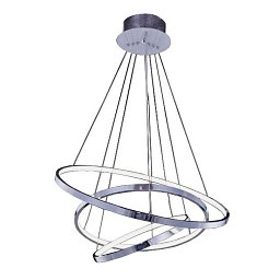 Obrázek pro produkt LED Závěsné svítidlo Azzardo Wheel 3 Dimm chrome AZ2989 80W 4800lm 3000K IP20 75cm stmívatelné chromové - AZZARDO