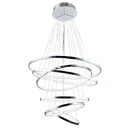 Obrázek pro produkt LED Závěsné svítidlo Azzardo Wheel 6 Long Dimm chrome AZ2990 140W 8400lm 3000K IP20 85cm stmívatelné chromové - AZZARDO