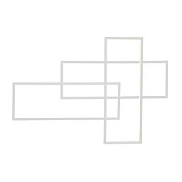 Obrázek pro produkt LED Nástěnné svítidlo Azzardo Quadratus Wall Dimm white AZ2993 80W 4080lm 3000K IP20 101cm stmívatelné bílé - AZZARDO