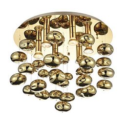 Obrázek pro produkt Stropní svítidlo Luvia (gold) GU10 6x40W IP20 50cm zlaté - AZZARDO