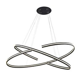 Obrázek pro produkt LED Závěsné svítidlo Azzardo Alessia XL DIMM black AZ3356 100W 8500lm 3000K IP20 120cm stmívatelné černé - AZZARDO