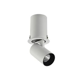 Obrázek pro produkt LED Stropní zápustné bodové svítidlo Azzardo Luna 7W white/black AZ3396 7W 595lm 3000K IP20 bílo-černé - AZZARDO
