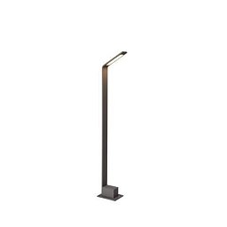 Obrázek pro produkt LED Venkovní sloupkové svítidlo Azzardo Agape 60 dark grey AZ3482 6W 480lm 3000K IP54 9,5cm tmavě šedé - AZZARDO