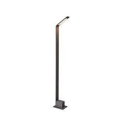 Obrázek pro produkt LED Venkovní sloupkové svítidlo Azzardo Agape 80 dark grey AZ3483 6W 480lm 3000K IP54 9,5cm tmavě šedé - AZZARDO