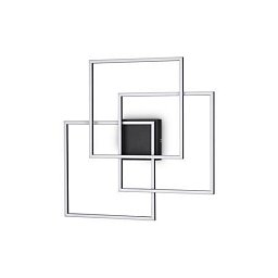 Obrázek pro produkt LED Stropní a nástěnné svítidlo Ideal Lux FRAME PL QUADRATO NERO 270678 35W 3200lm 3000K IP20 59cm černé - IDEALLUX