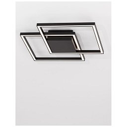 Obrázek pro produkt Stropní svítidlo BILBAO matný černý hliník a akryl LED 25W 230V 3000K IP20 - NOVA LUCE