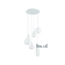 Obrázek pro produkt Závěsné svítidlo Ideal Lux Soft SP6 bianco 087818 bílé - IDEALLUX