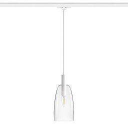 Obrázek pro produkt BELLINI pro tříokr. lištu bílá čiré sklo 230V E14 15W - RED - DESIGN RENDL