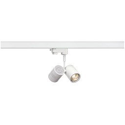 Obrázek pro produkt Systémové svítidlo BIMA II pro tříokr. lištu bílá 230V GU10 dich - BIG WHITE (SLV)