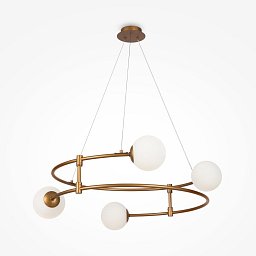 Obrázek pro produkt Závěsné svítidlo Balance 4xG9 zlatá kov sklo designové - MAYTONI