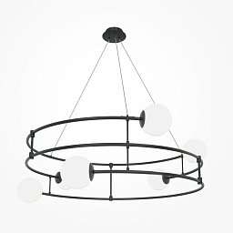 Obrázek pro produkt Závěsné svítidlo Balance 6xG9 240W černý kov opálové sklo - MAYTONI