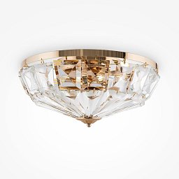 Obrázek pro produkt Stropní svítidlo Facet E14 6x60W zlatá kov/průhledné sklo - MAYTONI