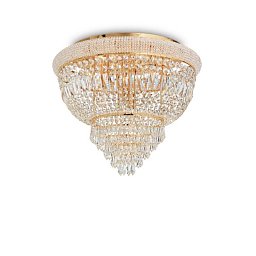 Obrázek pro produkt Stropní svítidlo Ideal Lux Dubai PL6 ottone 201016 6x40W zlaté 52cm - IDEALLUX
