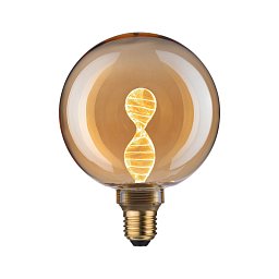 Inner Glow Edition LED Globe Helix E27 230V 3,5W 1800K zlatá - PAULMANN Obrázek pro produkt Inner Glow Edition LED Globe Helix E27 230V 3,5W 1800K zlatá - PAULMANN