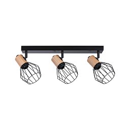 Obrázek pro produkt Stropní bodové svítidlo Lanka E14 230V max. 3x20W stmívatelné černá - PAULMANN