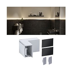 Obrázek pro produkt LumiTiles příslušenství kryt pro profil Top  40x40mm šedá - PAULMANN