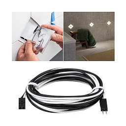LumiTiles kabel Square teplá bílá 1,9m 12V černá umělá hmota - PAULMANN Obrázek pro produkt LumiTiles kabel Square teplá bílá 1,9m 12V černá umělá hmota - PAULMANN
