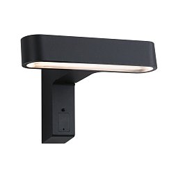 Obrázek pro produkt LED venkovní nástěnné svítidlo Ito pohybové čidlo horizontální orientace IP44 227x159mm 3000K 6W 230V 65° antracit kov/umělá hmota - PAULMANN