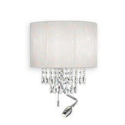 Obrázek pro produkt Nástěnné svítidlo Ideal Lux Opera AP3 bianco 068268 bílé - IDEALLUX