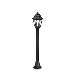 Obrázek pro produkt  Venkovní sloupek Ideal Lux Anna PT1 small nero 101514 bílý IP44   - IDEALLUX