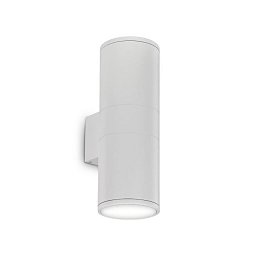 Obrázek pro produkt Venkovní nástěnné svítidlo Ideal Lux Gun AP2 big bianco 092300 bílé 31cm IP54 - IDEALLUX