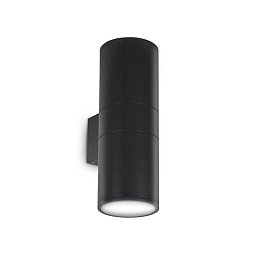 Obrázek pro produkt Venkovní nástěnné svítidlo Ideal Lux Gun AP2 big nero 092317 černé 31cm IP54 - IDEALLUX