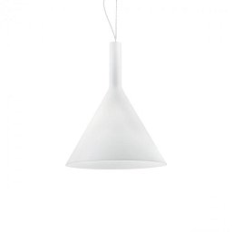 Obrázek pro produkt Závěsné svítidlo Ideal Lux Cocktail SP1 big bianco 074313 bílé 35cm   - IDEALLUX
